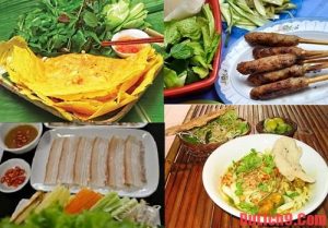 Đặc sản bánh tráng cuốn thịt heo của Đà Nẵng