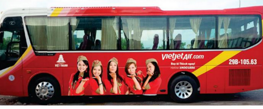 Xe đưa đón sân bay Nội Bài của Vietjet Air