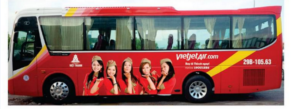 Xe đưa đón sân bay Nội Bài của Vietjet Air