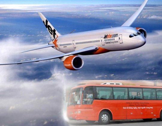 Xe đưa đón sân bay Nội Bài của Jetstar