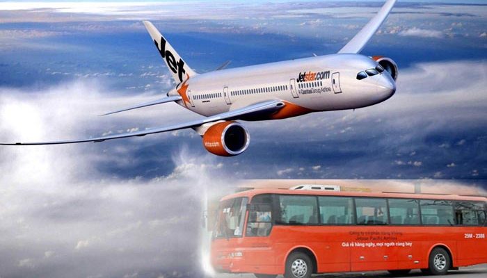 Xe đưa đón sân bay Nội Bài của Jetstar