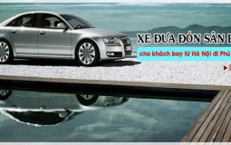 Xe đưa đón khách bay từ Hà Nội đi Phú Quốc