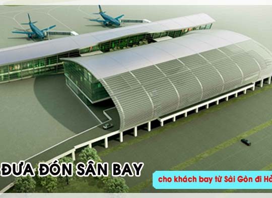 Xe đưa đón khách bay từ Sài Gòn đi Hải Phòng