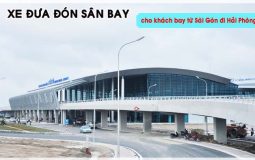 Xe đưa đón khách bay từ Sài Gòn đi Hải Phòng của Vietjet Air
